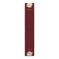 thumbnail image 1 of Creative Products Santa Knows on Plaid 16x72 Poly Twill Table Runner, 1 of 2