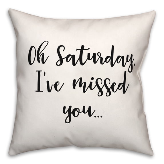 Creative Products Saturday 18x18 Spun Poly Pillow