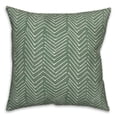 thumbnail image 1 of Creative Products Scribble Chevron Green 20 x 20 Indoor / Outdoor Pillow, 1 of 8