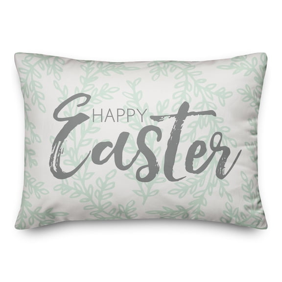 Creative Products Script Happy Easter 14x20 Spun Poly Pillow