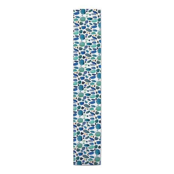Creative Products Sea Glass 16 x 72 Poly Twill Table Runner