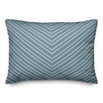thumbnail image 1 of Creative Products Sea Glass Chevron 14x20 Spun Poly Pillow, 1 of 2