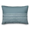 thumbnail image 1 of Creative Products Sea Glass and White Sketch Stripes 14x20 Spun Poly Pillow, 1 of 2