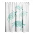 thumbnail image 1 of Creative Products Sea Turtle Team 4 71x74 Shower Curtain, 1 of 7