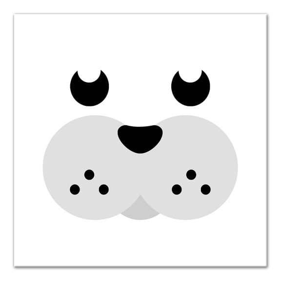 Creative Products Seal Face 12x12 Canvas Wall Art