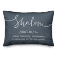 thumbnail image 1 of Creative Products Shalom Definition 14x20 Spun Poly Pillow, 1 of 3