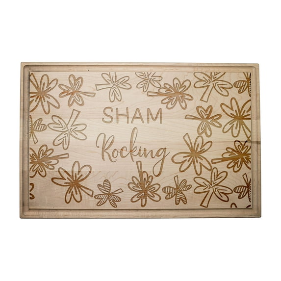Creative Products Sham Rocking 17 x 11 Maple Cutting Board
