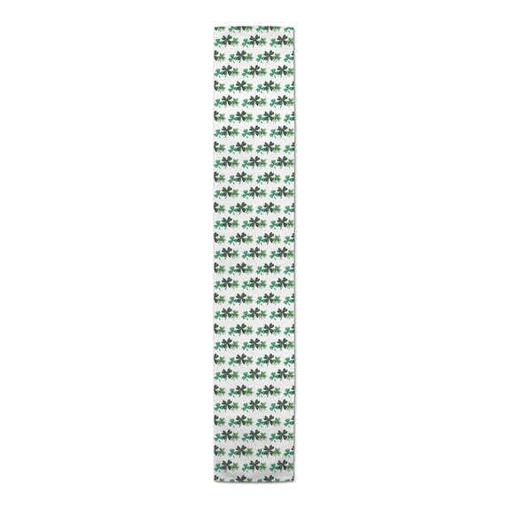 Creative Products Shamrock Trio Pattern 16x72 Poly Twill Table Runner