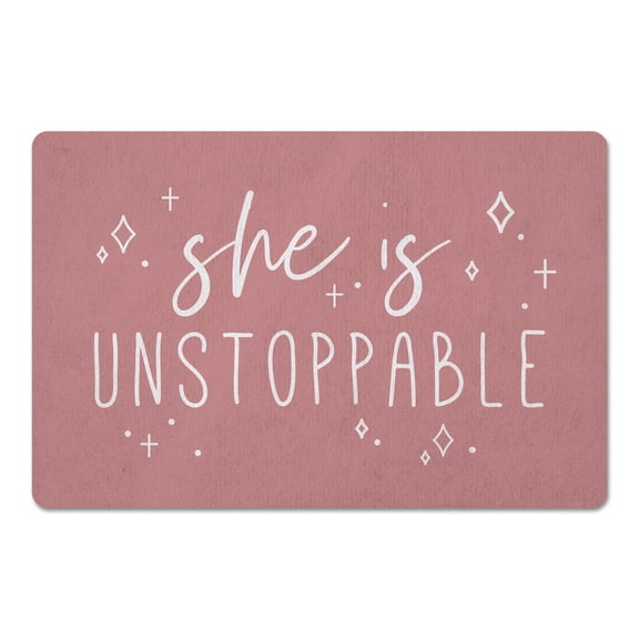 Creative Products She Is Unstoppable 18 x 27 Floor Mat