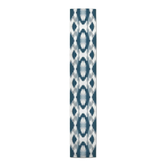 Creative Products Shibori Sky Blue 16x72 Poly Twill Table Runner