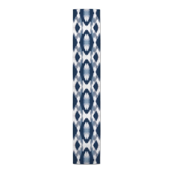 Creative Products Shibori Sky Navy Blue 16x90 Poly Twill Table Runner