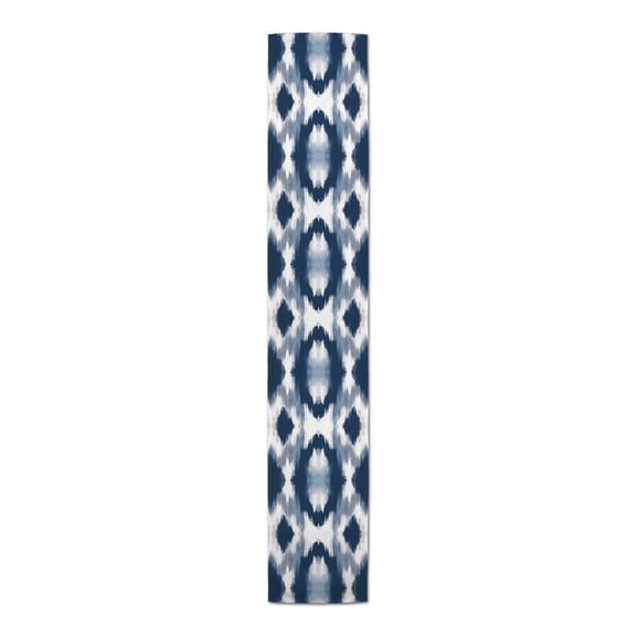 Creative Products Shibori Sky Navy Blue 16x90 Poly Twill Table Runner