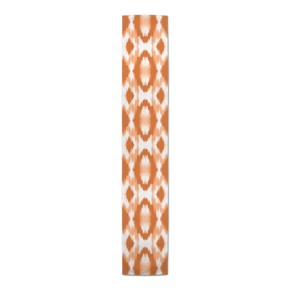 Creative Products Shibori Sky Orange 16x72 Poly Twill Table Runner