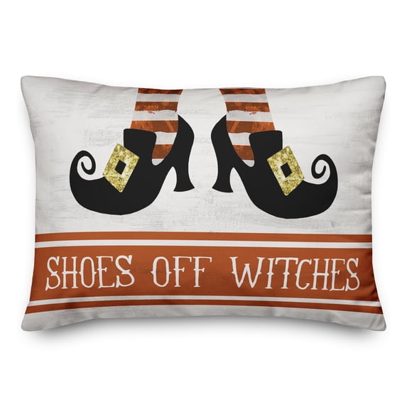 Creative Products Shoes Off Witches 20 x 14 Spun Poly Pillow