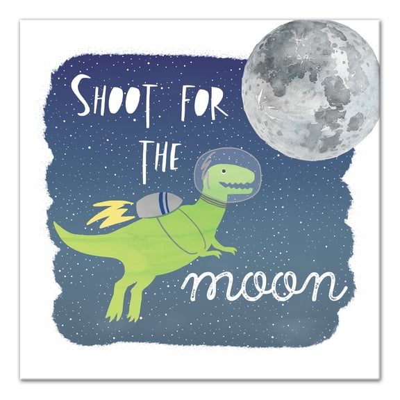 Creative Products Shoot For The Moon 20x20 Canvas Wall Art