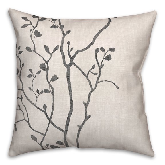 Creative Products Simple Branch 18x18 Spun Poly Pillow
