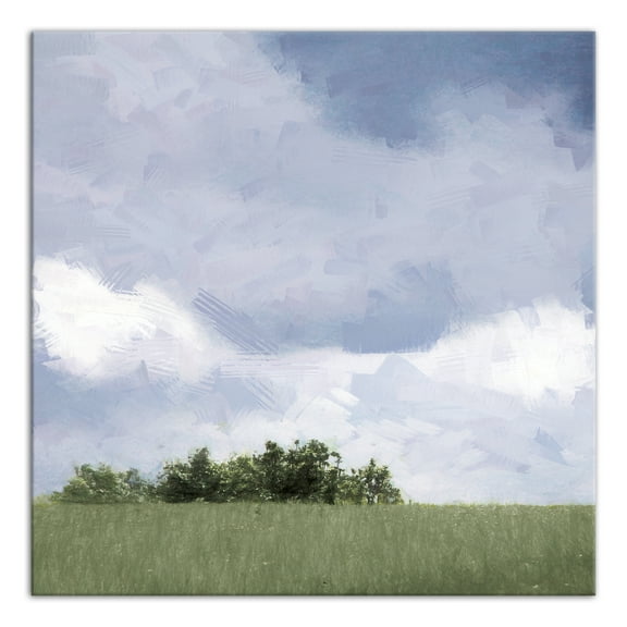 Creative Products Simple Grassy Landscape 20x20 Canvas Wall Art