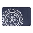 thumbnail image 1 of Creative Products Simple Navy Boho Circle 21 x 34 Bath Mat, 1 of 1