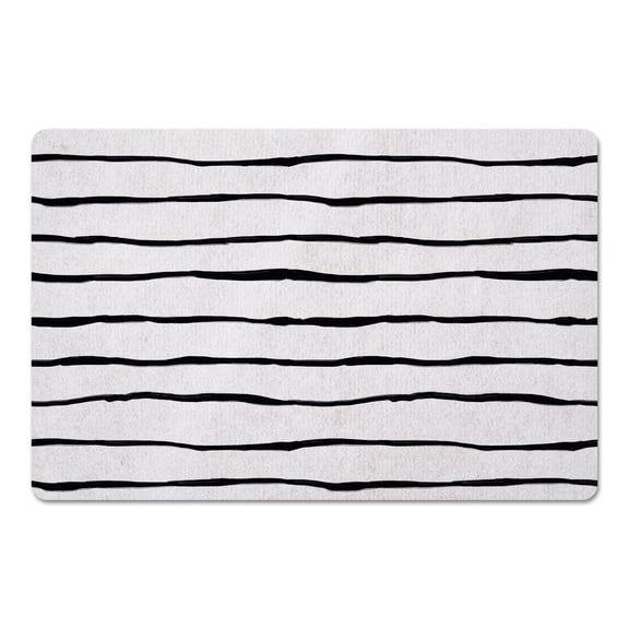 Creative Products Simple Painted Stripes 18 x 27 Floor Mat