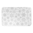 thumbnail image 1 of Creative Products Simple Snowflake Pattern 34x21 Bath Mat, 1 of 1