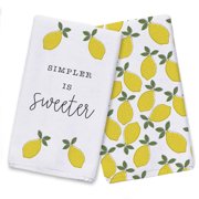 Creative Products Simpler Is Sweeter 16 x 25 Tea Towel Set of 2