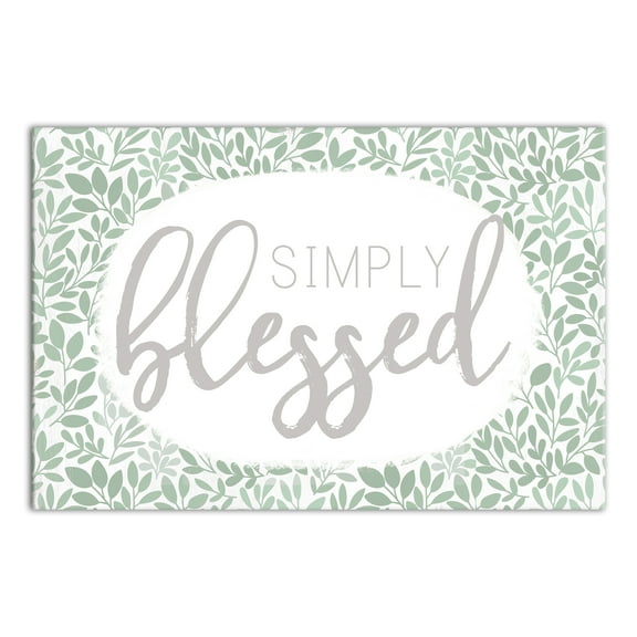 Creative Products Simply Blessed 12x18 Canvas Wall Art