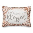 thumbnail image 1 of Creative Products Simply Blessed 14x20 Spun Poly Pillow, 1 of 2