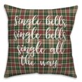 thumbnail image 1 of Creative Products Single All The Way in Tartan Plaid 18x18 Spun Poly Pillow, 1 of 2