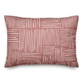 thumbnail image 1 of Creative Products Sketch Lines Pink 14 x 20 Indoor / Outdoor Pillow, 1 of 3