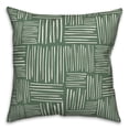 thumbnail image 1 of Creative Products Sketch Lines Green 18 x 18 Indoor / Outdoor Pillow, 1 of 3