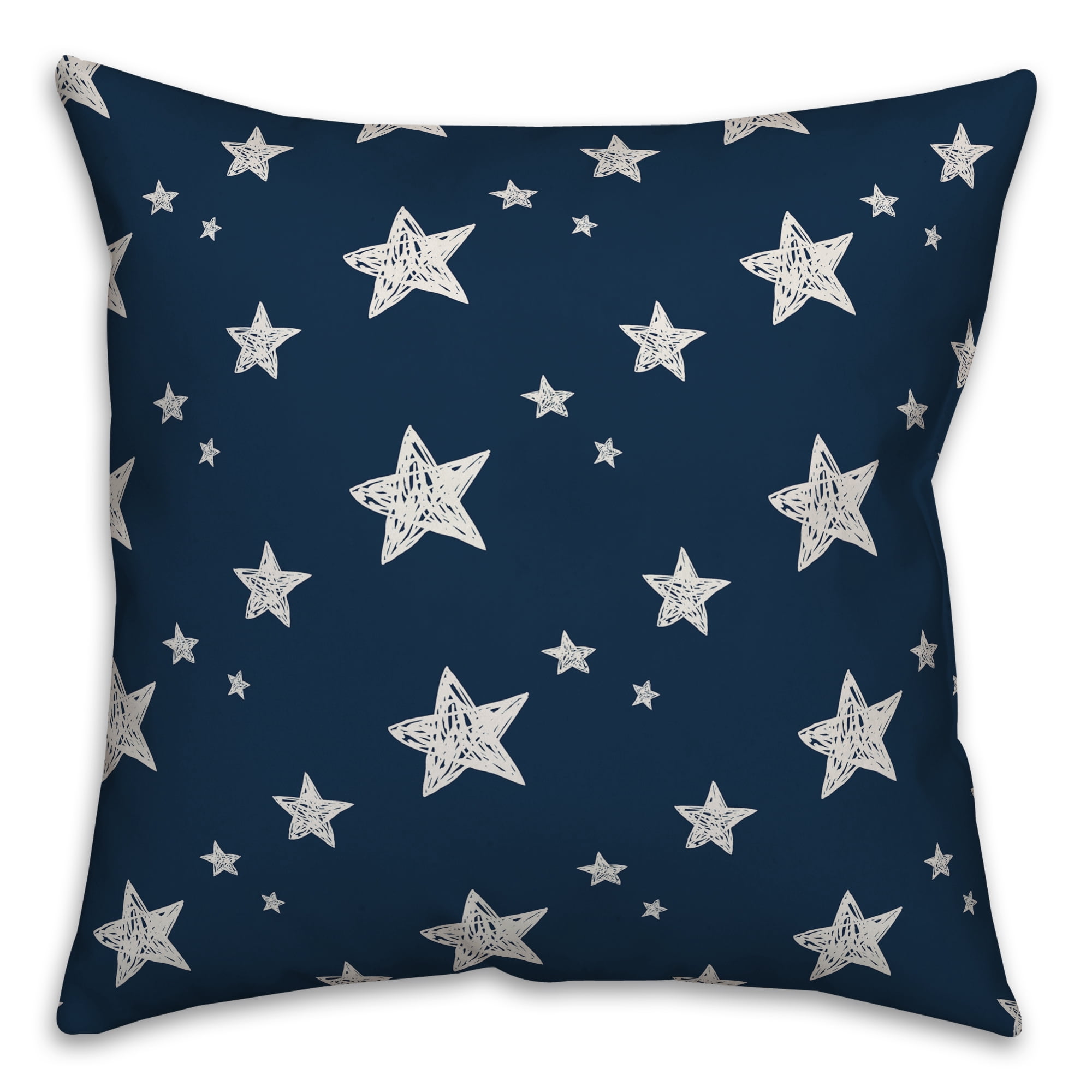 Creative Products Sketched Stars 16x16 Indoor / Outdoor Pillow