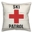 thumbnail image 1 of Creative Products Ski Patrol 18 x 18 Spun Poly Pillow, 1 of 3