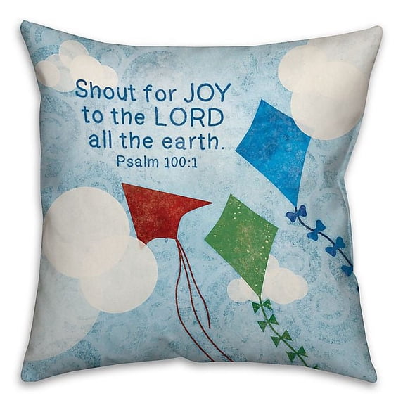 Creative Products Sky Kites Spun Polyester Throw Pillow - 16x16