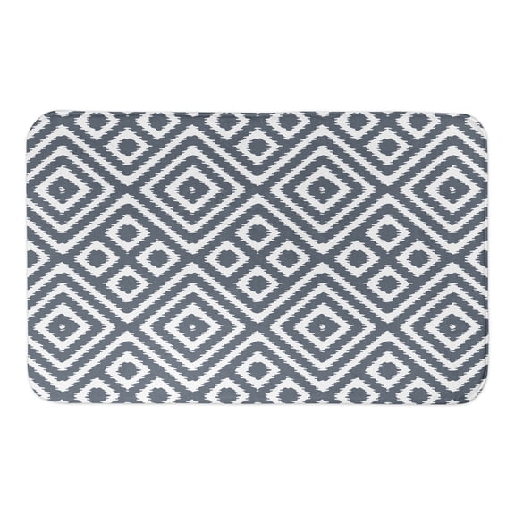 Creative Products Slate Ikat 34x21 Bath Mat