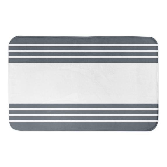 Creative Products Slate Stripes 34x21 Bath Mat