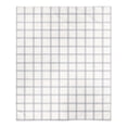 thumbnail image 1 of Creative Products Slate Windowpane Pattern 50x60 Sherpa Fleece Blanket, 1 of 3