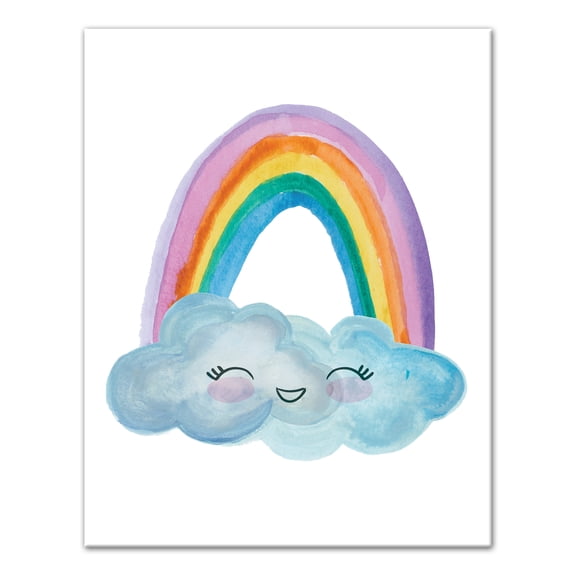 Creative Products Smiling Rainbow 11x14 Canvas Wall Art
