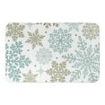 thumbnail image 1 of Creative Products Snowflake Pattern 34x21 Bath Mat, 1 of 1