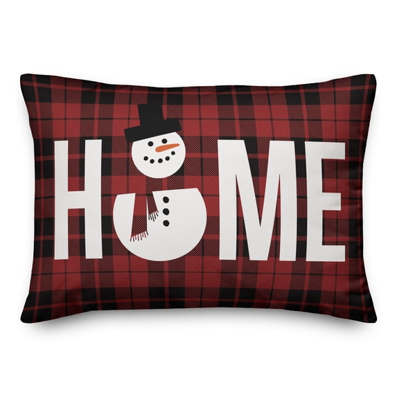 Creative Products Snowman Home 14x20 Spun Poly Pillow