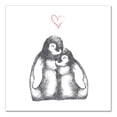thumbnail image 1 of Creative Products Snuggle Penguins 16x16 Canvas Wall Art, 1 of 5