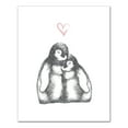 thumbnail image 1 of Creative Products Snuggle Penguins 16x20 Canvas Wall Art, 1 of 5