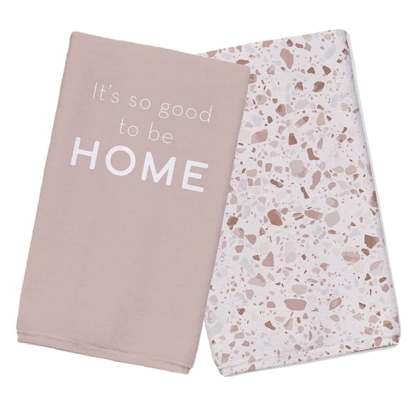Creative Products So Good To Be Home Blush 16 x 25 Tea Towel Set of 2