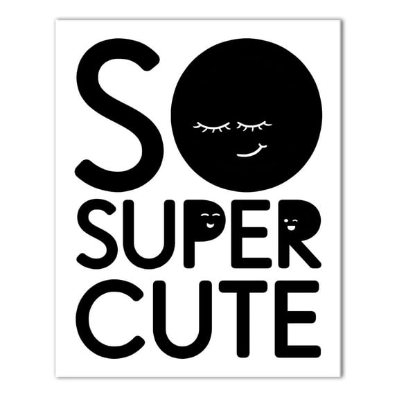 Creative Products So Super Cute 8x10 Canvas Wall Art