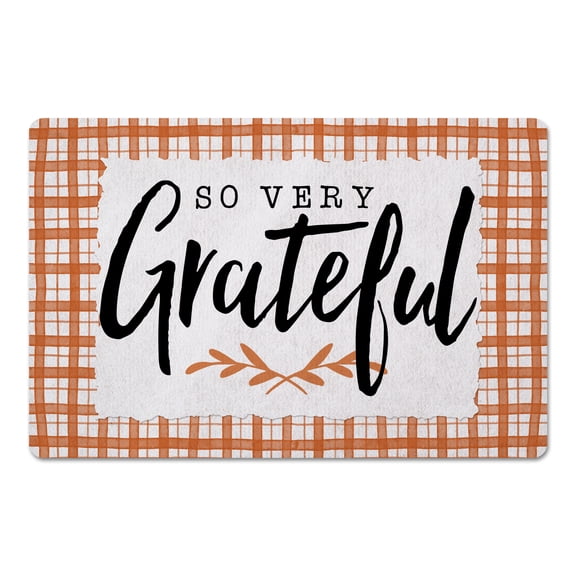 Creative Products So Very Grateful 27x18 Floor Mat