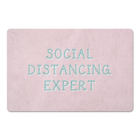 Creative Products Social Distancing Expert 27x18 Floor Mat