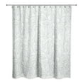 thumbnail image 1 of Creative Products Soft Blue Line Leaf Pattern 71x74 Shower Curtain, 1 of 2