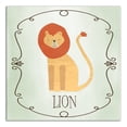thumbnail image 1 of Creative Products Soft Jungle Lion 12x12 Canvas Wall Art, 1 of 5