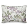 thumbnail image 1 of Creative Products Soft Spring Botanical Purple 3 14 x 20 Spun Poly Pillow, 1 of 3
