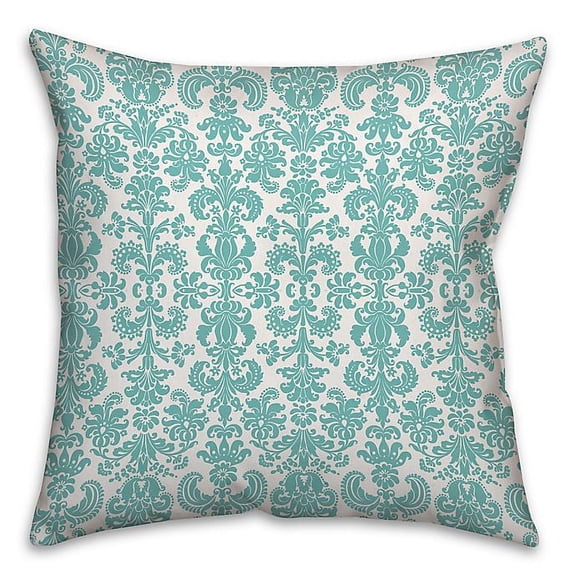 Creative Products Soft Watercolor Damask Spun Polyester Throw Pillow - 18x18