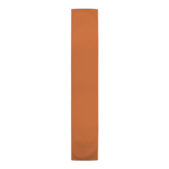 Creative Products Solid Color Orange 16x90 Poly Twill Table Runner